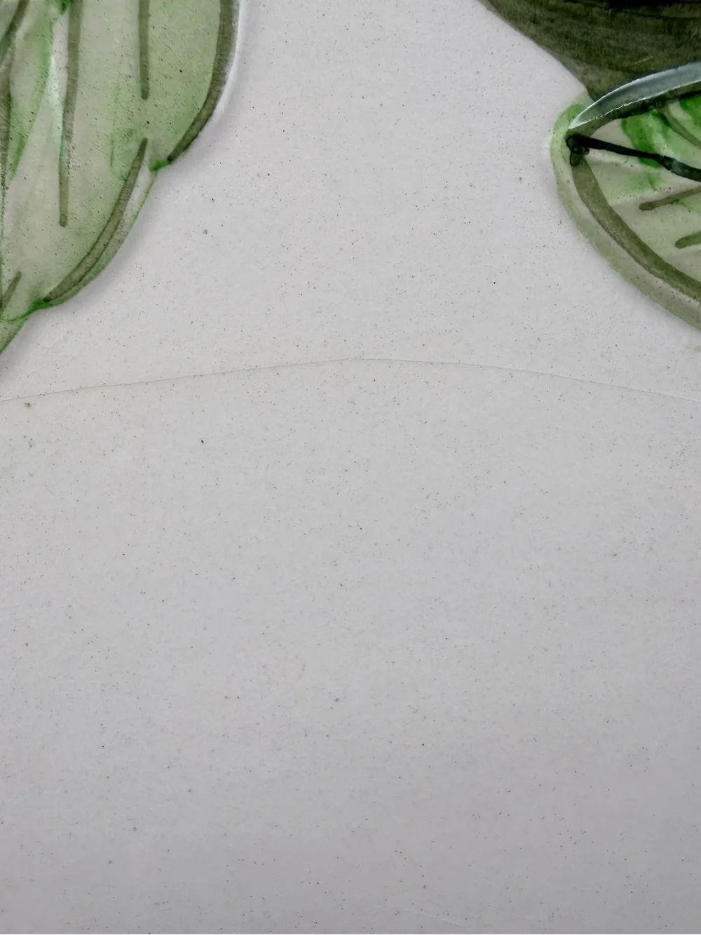 Vintage Majolica Apple Leaf Plate 8.5